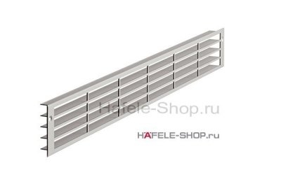 Вентеляционная решетка, пластик, серебристый,485х65мм.571.77.900