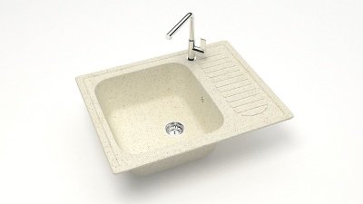 Мойка матовая 15/Q2 (беж.) карел.камень Zett lab.