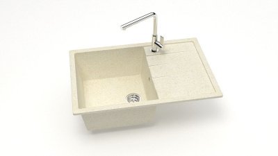 Мойка матовая 161/Q2 (беж.) карел.камень ZETT lab. С