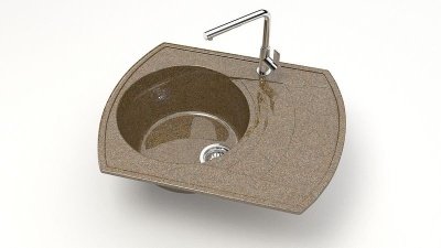 Мойка глян. Мэйси  Z25Q9 (терракот) Granit MARR BERGG lab.В