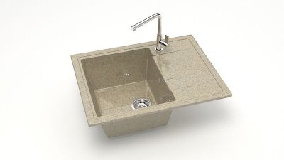 Мойка глян. Анастасия Z150Q5 (песоч.) Granit MARR BERGG lab. С