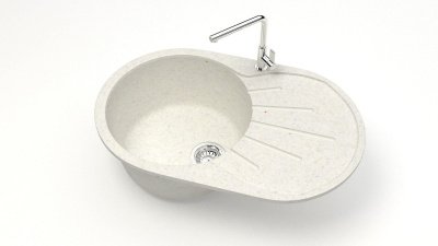 Мойка матовая 110/Q7 (хлопок) карел.камень Zett lab. С