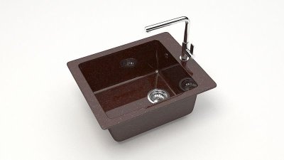 Мойка глян. Линди Z8Q16 (шоколад) Granit MARR BERGG lab.В